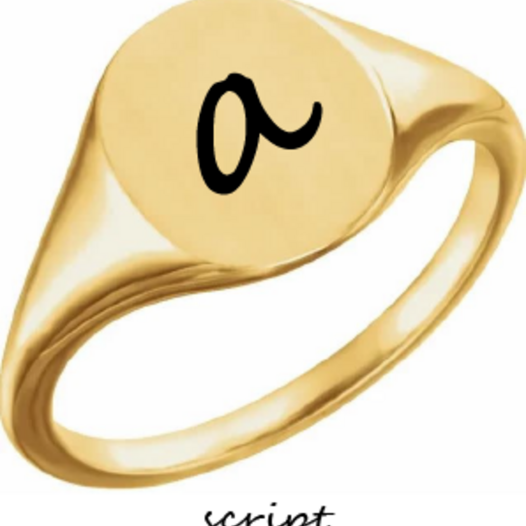 American Jewelry American Classic Oval Signet Ring | Ladies