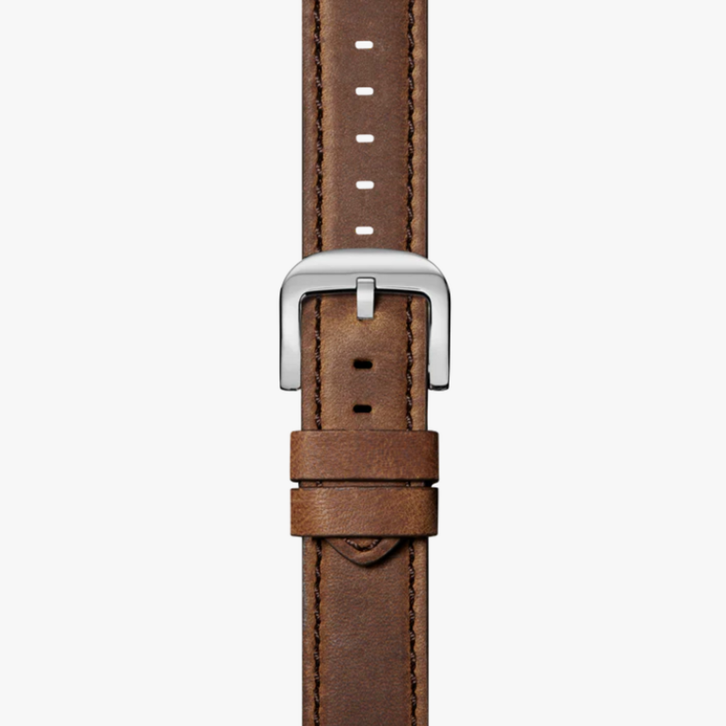 Shinola Shinola 20mm British Tan Leather Watch Strap