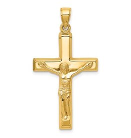 American Jewelry 14k Yellow Gold Crucifix Pendant (NO CHAIN)