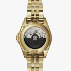 Shinola Shinola Circadian Monster Automatic Watch 36mm Black Dial, Gold Finish