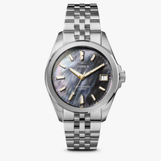 Shinola Shinola Circadian Monster Automatic 36mm Watch, Silver with MOP Dial