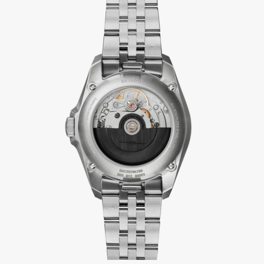 Shinola Shinola Circadian Monster Automatic 36mm Watch, Silver with MOP Dial