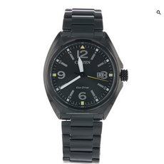 Citizen Citizen Eco-Drive Bllack Tone Watch w/ Black Dial