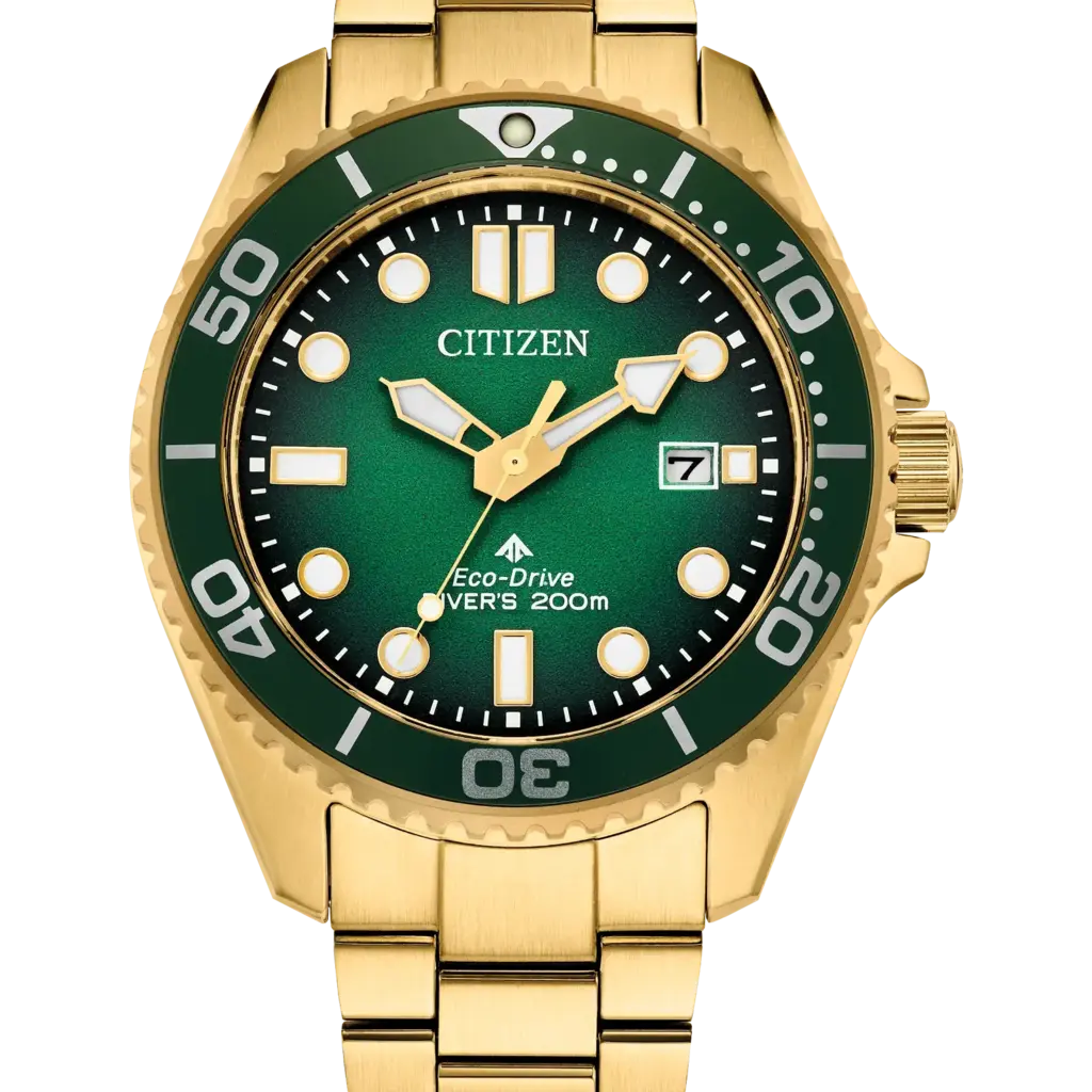 Citizen Citizen Promater Dive Gold-Tone Stainless Steel w/ Green Dial