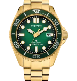 Citizen Citizen Promater Dive Gold-Tone Stainless Steel w/ Green Dial