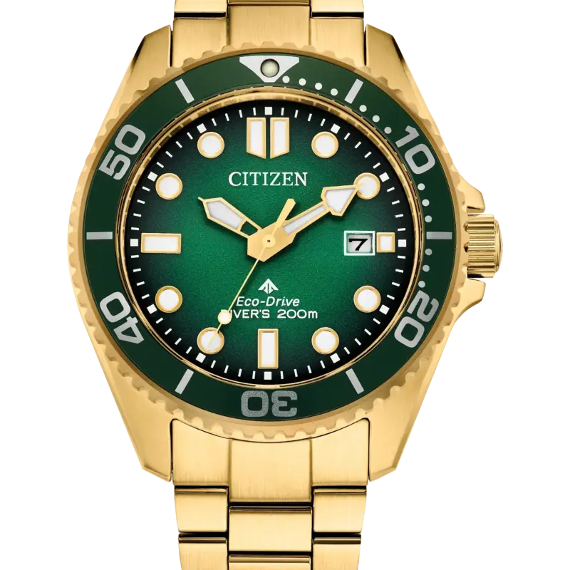 Citizen Citizen Promater Dive Gold-Tone Stainless Steel w/ Green Dial