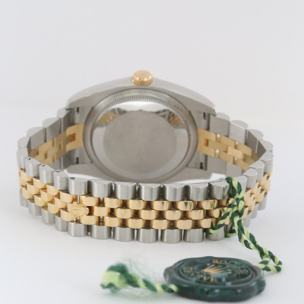 Rolex 36mm Pre-Owned Rolex Two-Tone Oyster Perpetual Datejust Watch w/ Diamond Markers (2010)