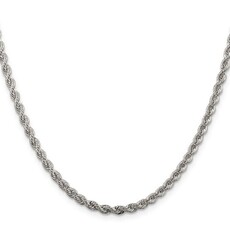 Chisel Sterling Silver 2.5mm Rope Chain (20")