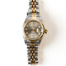 Rolex Pre-Owned Rolex 26mm Two-Tone Datejust Jubilee with Diamond Markers