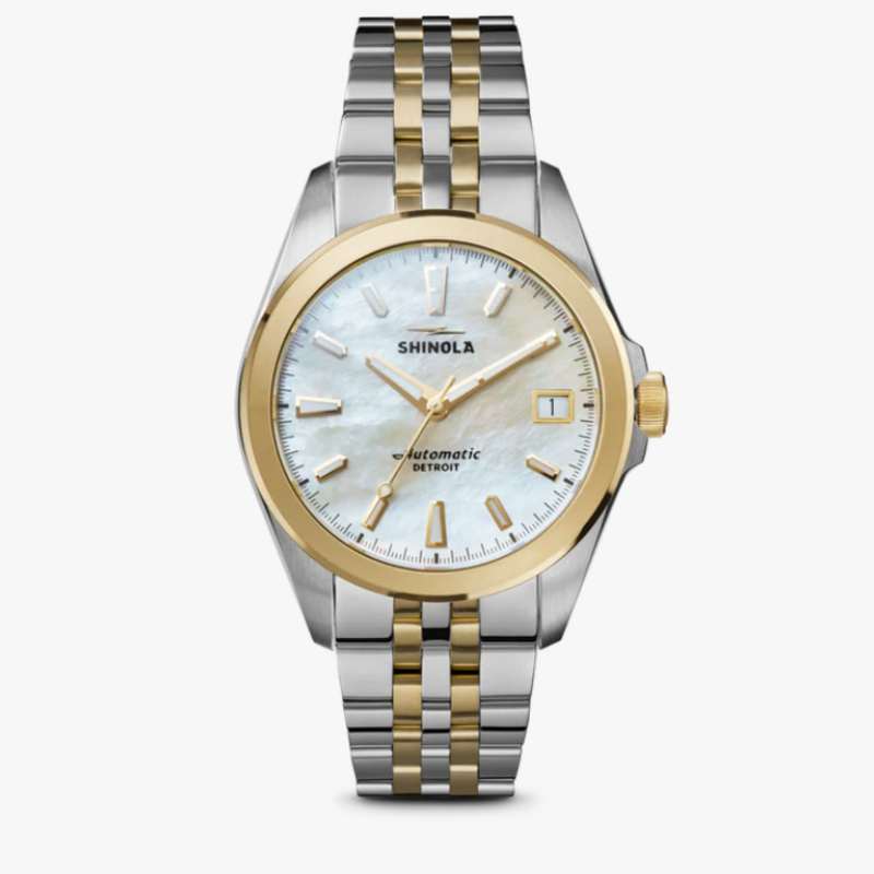 Shinola Shinola Circadian Monster Automatic Watch 36mm Two-Tone with MOP Dial