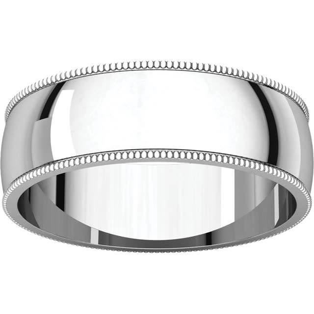 Goldia Sterling Silver 6mm Milgrain Band Goldia Sterling Silver 6mm Milgrain Band