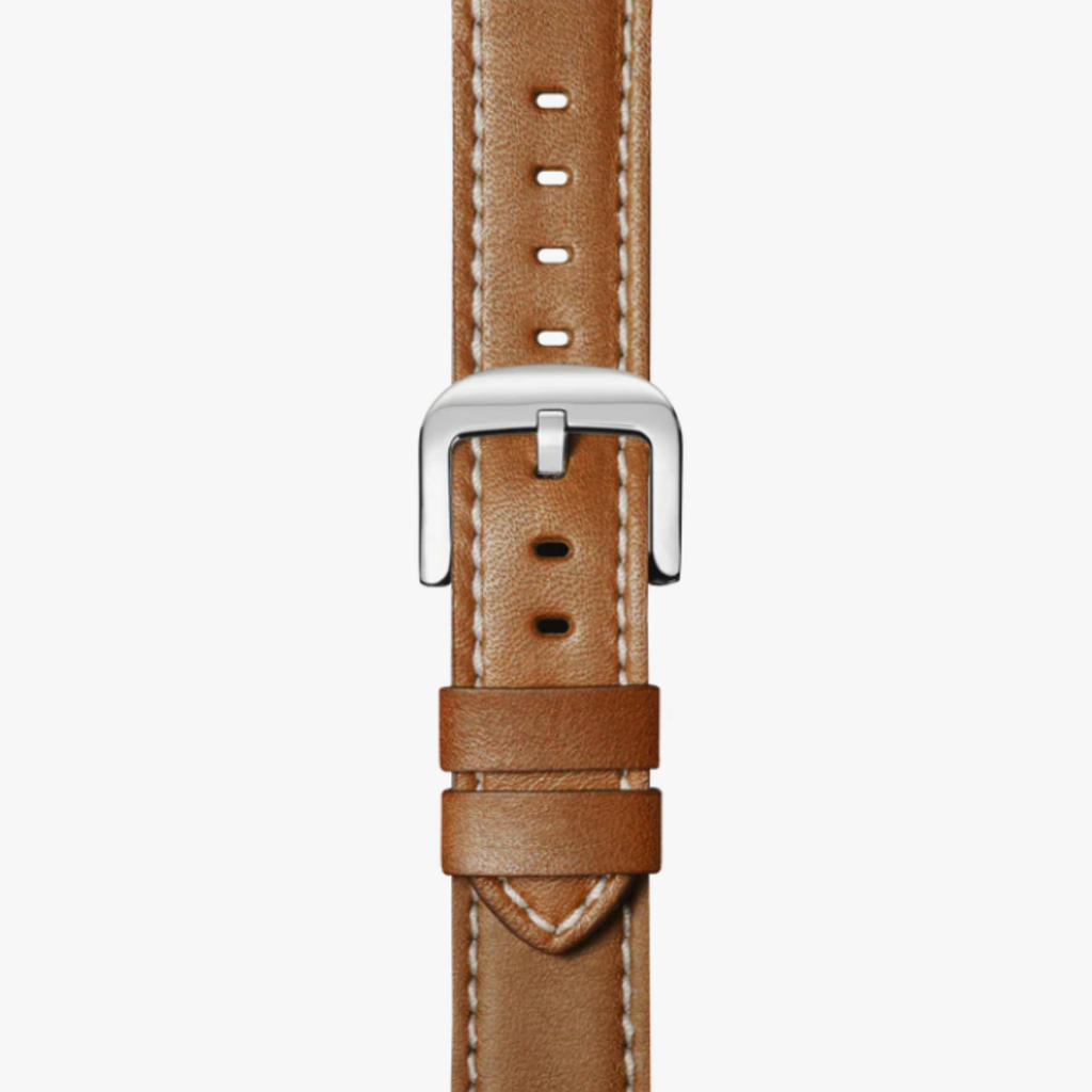 Shinola Shinola 20mm Tan Leather Watch Strap
