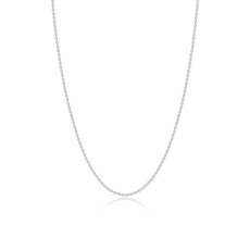 Lafonn Lafonn Sterling Silver Rhodium Plated Cable Chain Necklace (20")