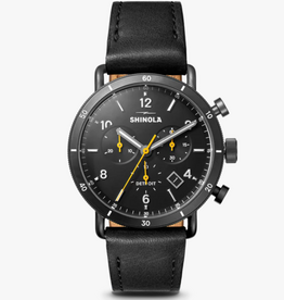 Shinola Shinola 40mm Black Canfield Sport Chronograph Watch