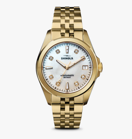 Shinola Shinola 36mm Diamond and MOP Dial Circadian Monster Automatic Watch