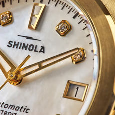 Shinola Shinola 36mm Diamond and MOP Dial Circadian Monster Automatic Watch