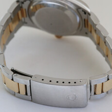 Rolex Pre-Owned Rolex Two Tone Oyster Perpetual Date Watch w/ Fluted Bezel