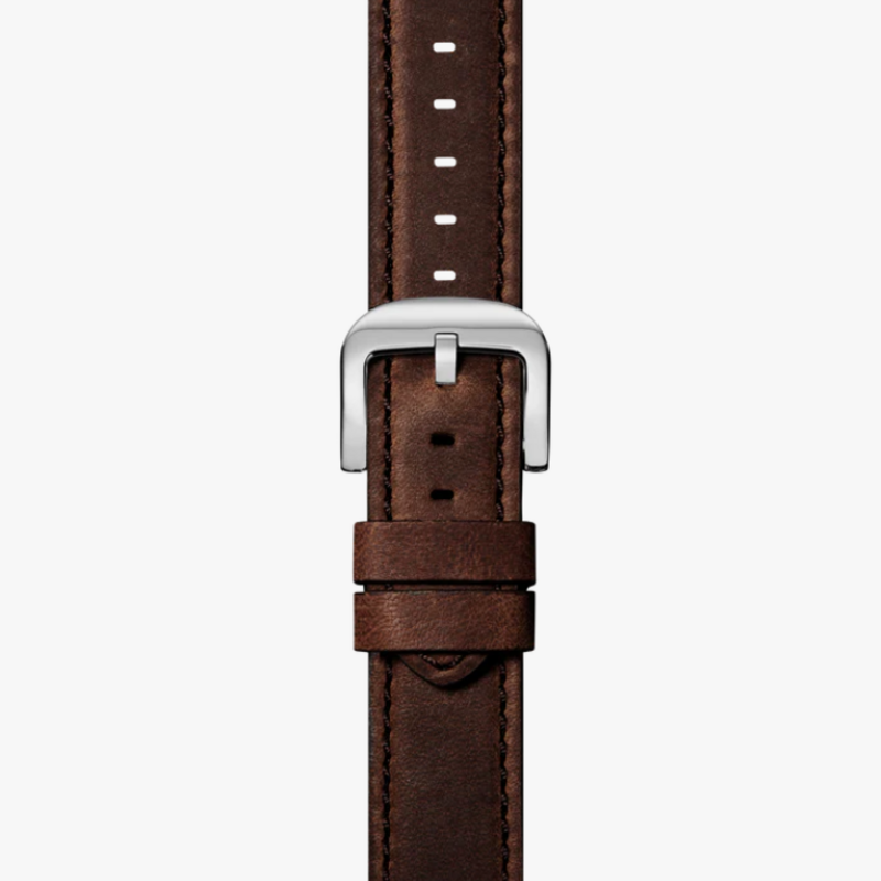 Shinola Shinola 24mm Cattail Leather Watch Strap