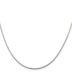 Sterling Silver 1.45mm Diamond-Cut Round Franco Chain (18'-20")