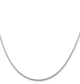 Sterling Silver 1.45mm Diamond-Cut Round Franco Chain (18'-20")