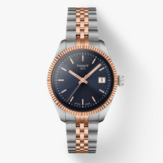 Tissot Tissot Ballade 34mm Two Tone Watch w/ Black Dial