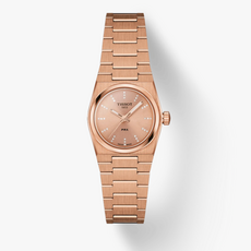 Tissot Tissot Rose Gold Tone 25mm PRX Watch w/ Pink Diamond Dial