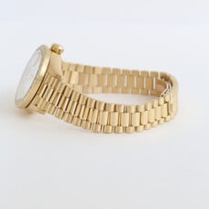 Rolex Pre-Owned 18k Rolex President Ladies Watch w/ Diamond Bezel & Markers