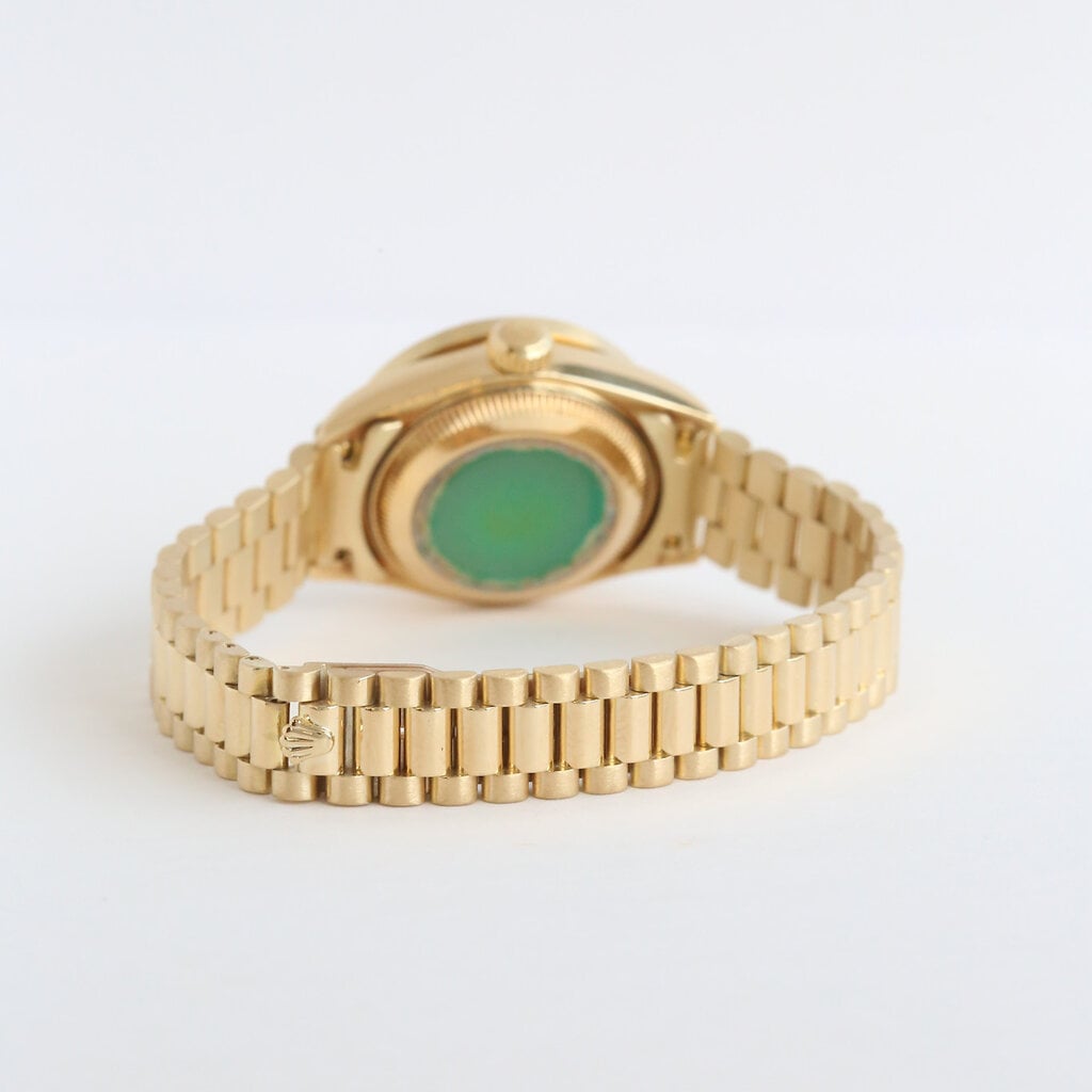 Rolex Pre-Owned 18k Rolex President Ladies Watch w/ Diamond Bezel & Markers