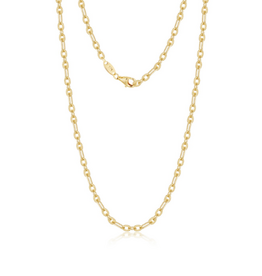 Lafonn Lafonn Sterling Silver Gold Plated Charlotte Link Chain (20")