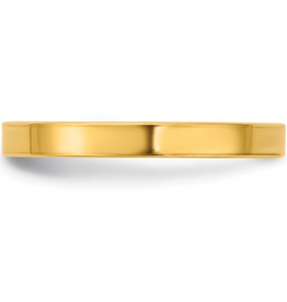14k Yellow Gold-Filled 2.25mm Flat Band