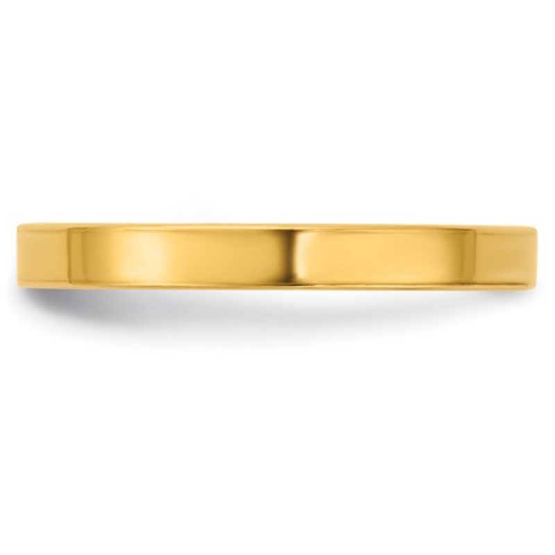 14k Yellow Gold-Filled 2.25mm Flat Band