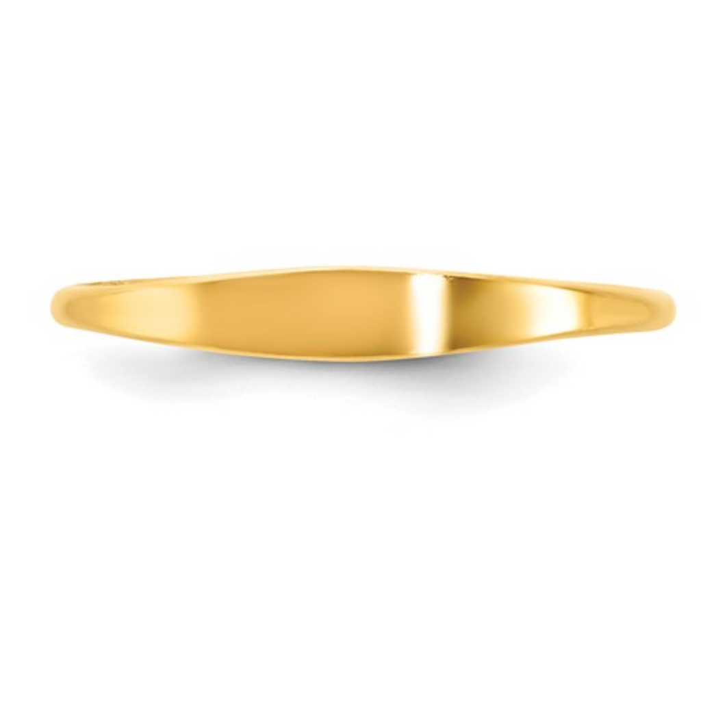 14k Yellow Gold-Filled Mini Signet Ring