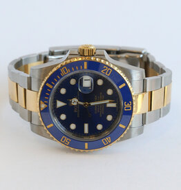 Rolex Pre-Owned Rolex Two Tone Submariner Perpetual Date Watch