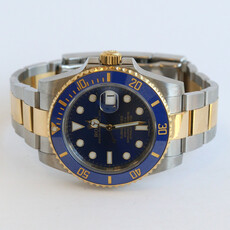 Rolex 2014 Pre-Owned Rolex Two Tone Submariner Perpetual Date Watch