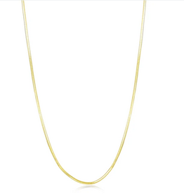 Lafonn Lafonn Silver Gold-Plated Valerie Chain Gold-Plated (18")