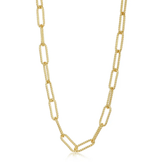 Lafonn Lafonn Charlie Cable Paperclip Chain Necklace 20"
