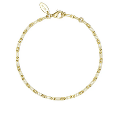 Lafonn Lafonn Gold-Plated Charene Small Chain Bracelet 7"