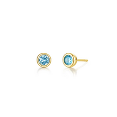 Lafonn Lafonn December Birthstone Earrings Gold-Plated Studs