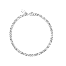 Lafonn Lafonn Silver 3.2mm Cleo Cuban Bracelet (7")