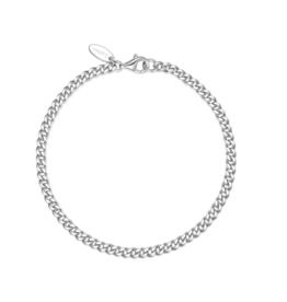 Lafonn Lafonn Silver 3.2mm Cleo Cuban Bracelet (7")