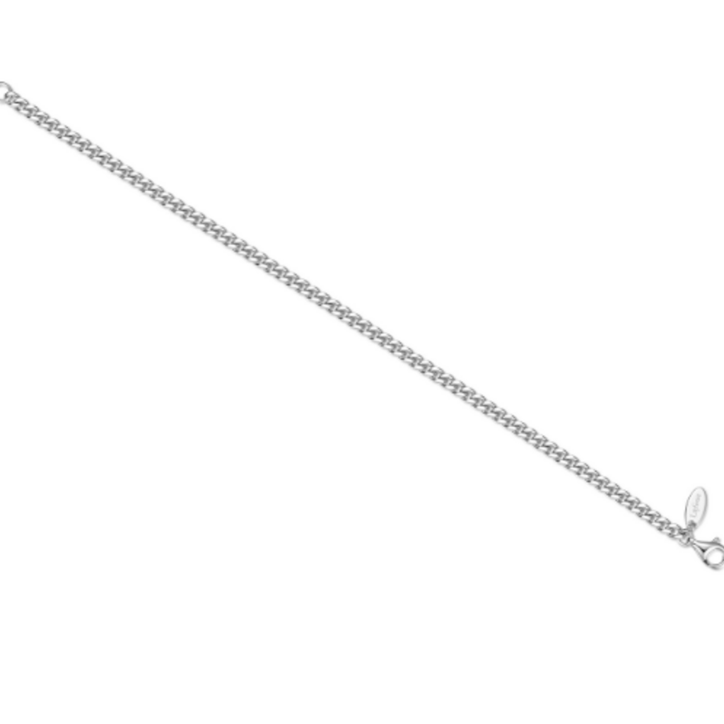Lafonn Lafonn Silver 3.2mm Cleo Cuban Bracelet (7")