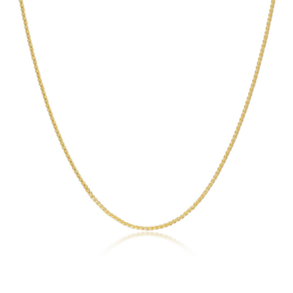 Lafonn Lafonn Silver Gold-Plated 1mm Cypress Link Chain (16-18")
