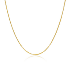 Lafonn Lafonn Silver Gold-Plated 1mm Cypress Link Chain (16-18")