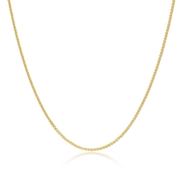 Lafonn Lafonn Silver Gold-Plated 1mm Cypress Link Chain (16-18")