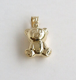 American Jewelry ESTATE 10k Yellow Gold Teddy Bear Pendant (NO CHAIN)