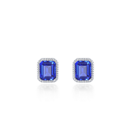 Lafonn Lafonn Sterling Silver 1.76ctw Simulated Sapphire Birthstone Stud Earrings