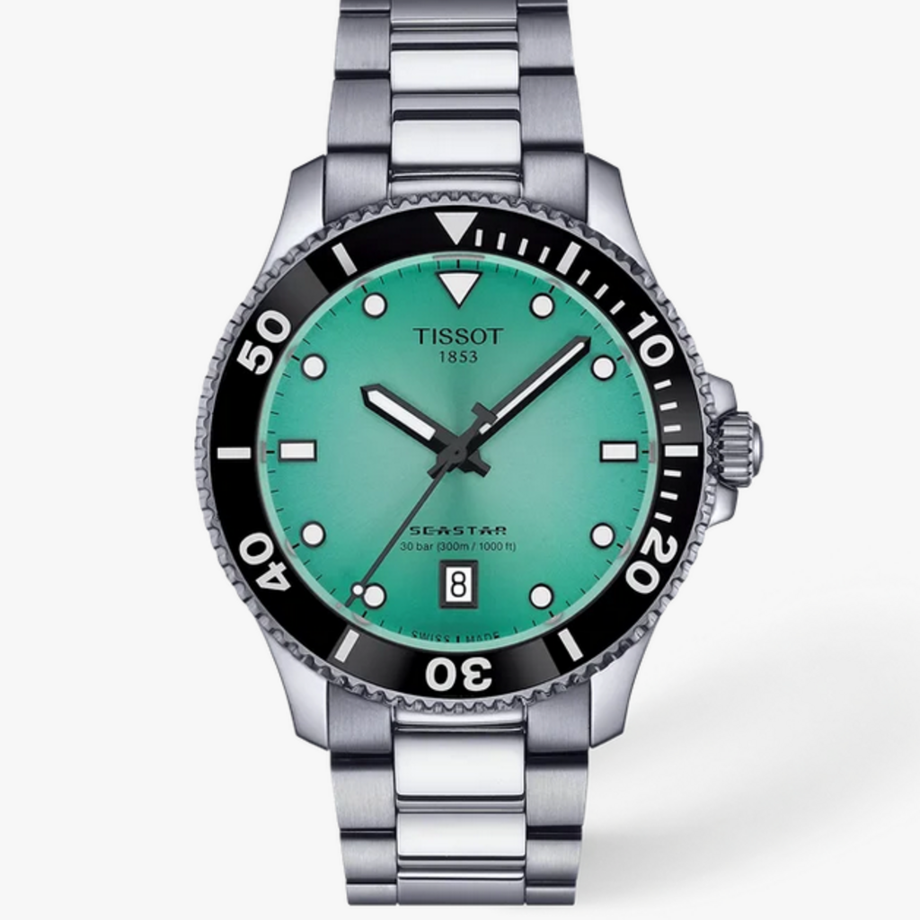 Tissot Tissot Seastar 1000 40mm Watch w/ Green Dial