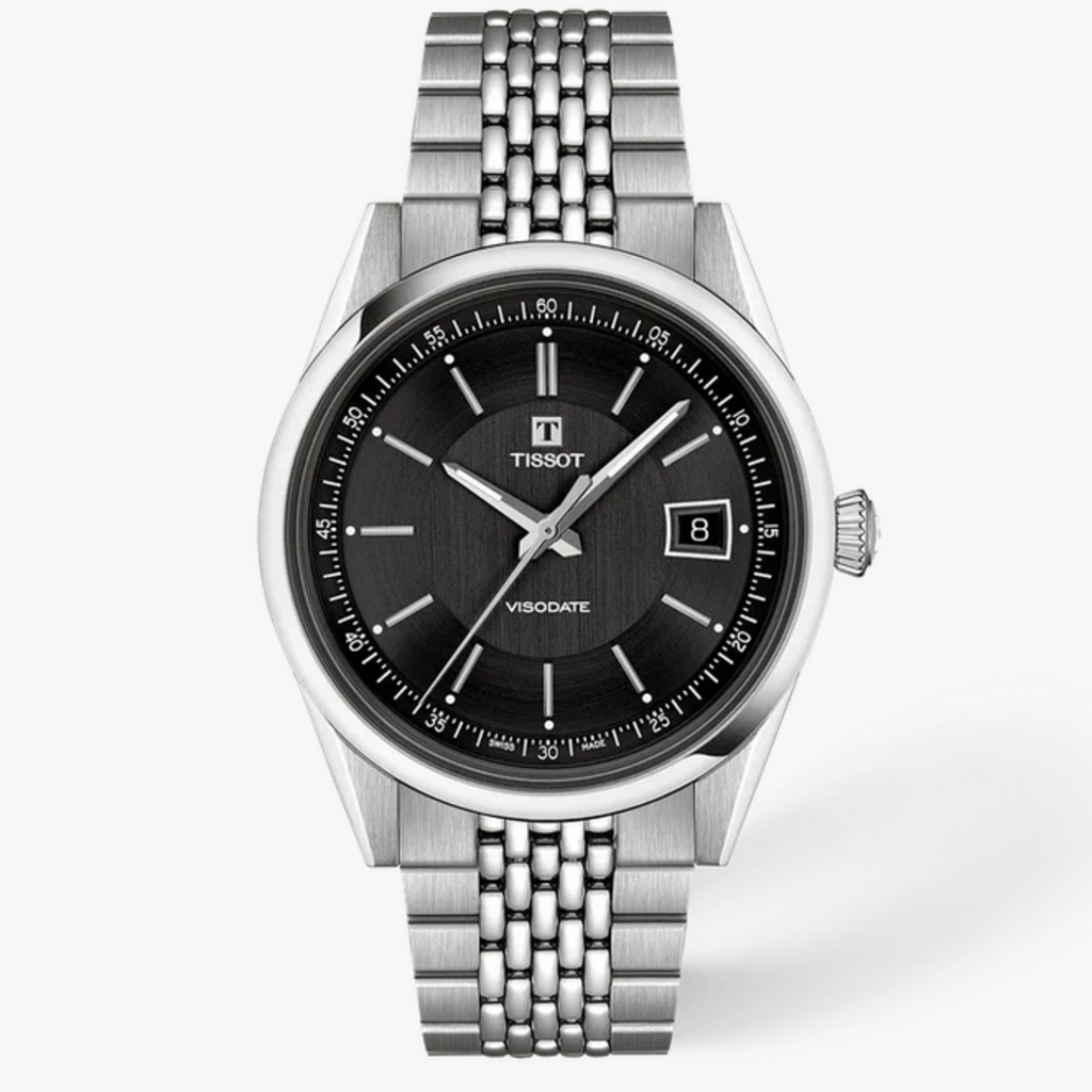 Tissot Tissot Visodate 39mm Watch w/ Black Dial