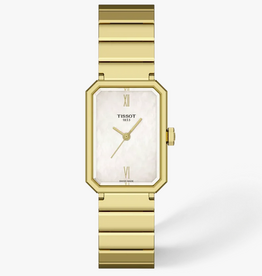 Tissot Tissot Gold Tone SRV 30mm Rectangular Ladies Watch