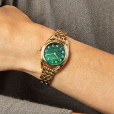 Shinola Shinola 30mm Malachite Derby Watch